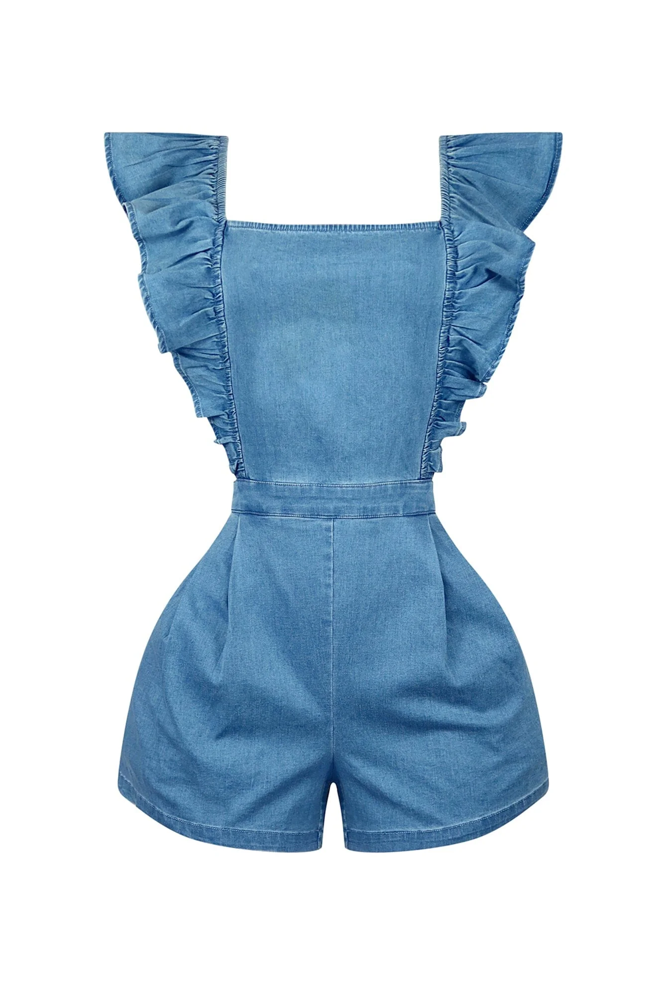10008-Til-The-End-Ruffle-Straps-Romper-3.webp Til The End Ruffle Straps Romper