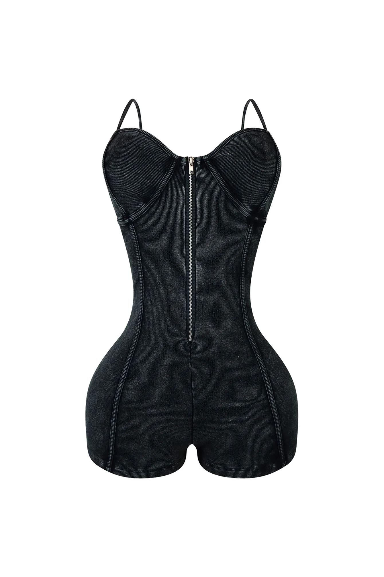 10035-Off-The-Stage-Mineral-Washed-Romper-3.webp Off The Stage Mineral Washed Romper