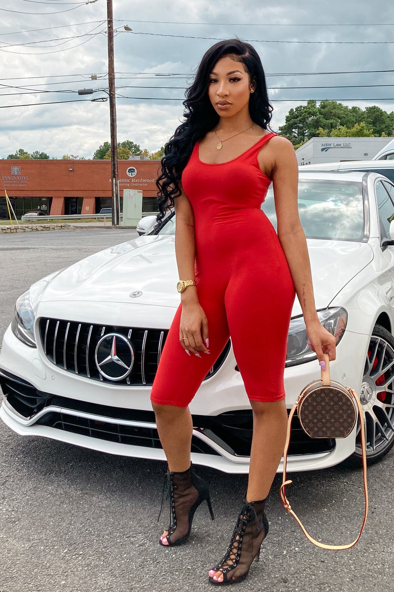 10098-Basic-Tank-Skinny-Midi-Romper-4.jpg Basic Tank Skinny Midi Romper