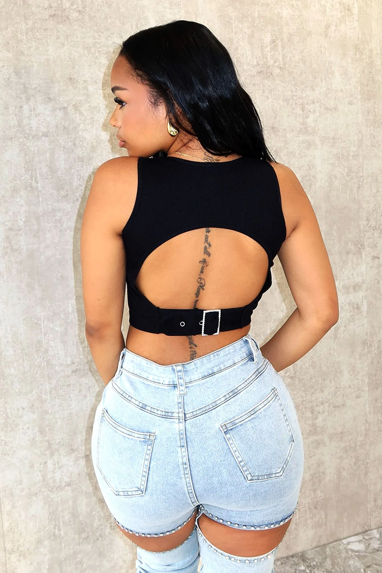 10340-Ready-To-Go-Rhinestone-Buckle-Top-3.webp Ready To Go Rhinestone Buckle Top