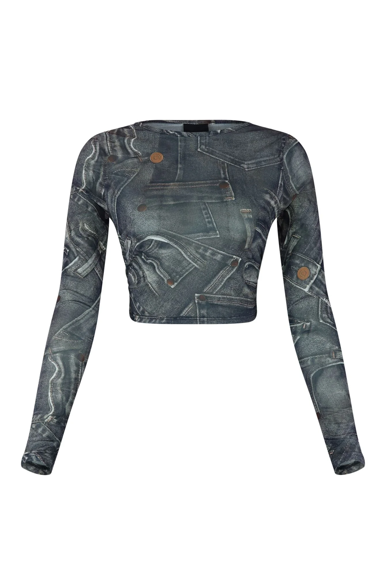 10624-Break-It-Off-Denim-Print-Mesh-Top-2.webp Break It Off Denim Print Mesh Top