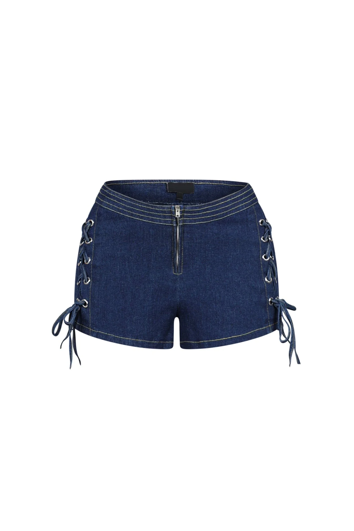 1074-Sidekick-Lace-Up-Denim-Shorts-3.webp Sidekick Lace Up Denim Shorts