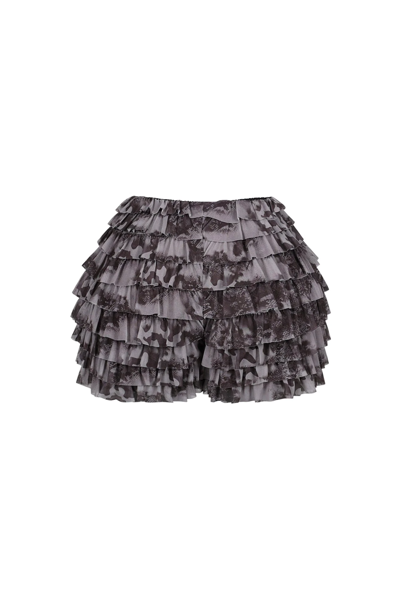 1315-Brennan-Mesh-Snake-Print-Ruffle-Shorts-3.webp Brennan Mesh Snake Print Ruffle Shorts