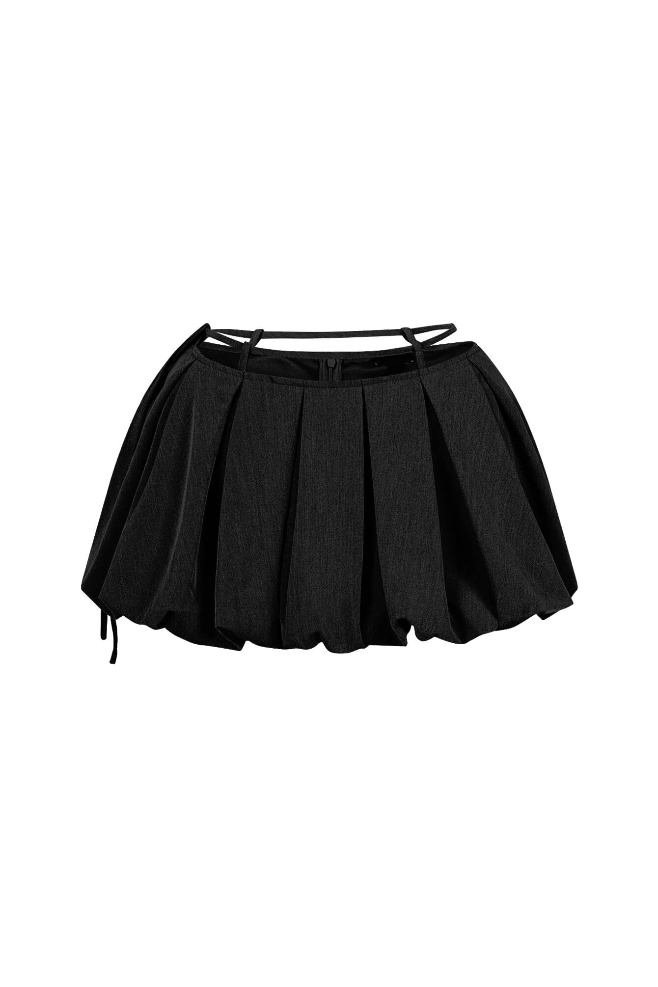 1368-Denis-Woven-Bubble-Skort-With-String-4.webp Denis Woven Bubble Skort With String