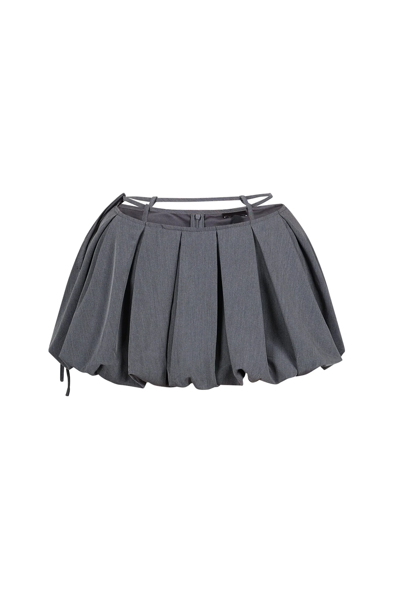 1368-Denis-Woven-Bubble-Skort-With-String-5.webp Denis Woven Bubble Skort With String