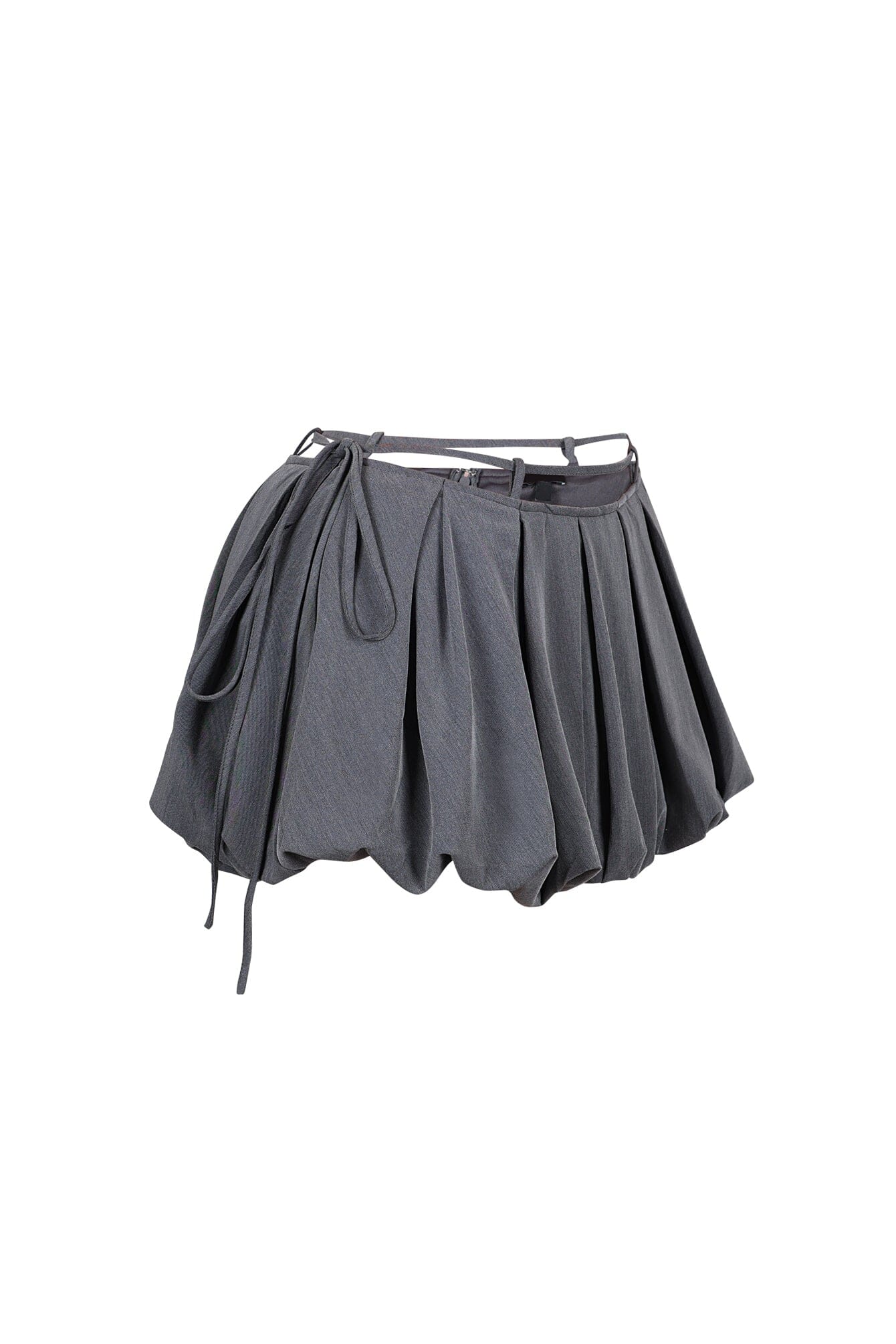 1368-Denis-Woven-Bubble-Skort-With-String-7.jpg Denis Woven Bubble Skort With String