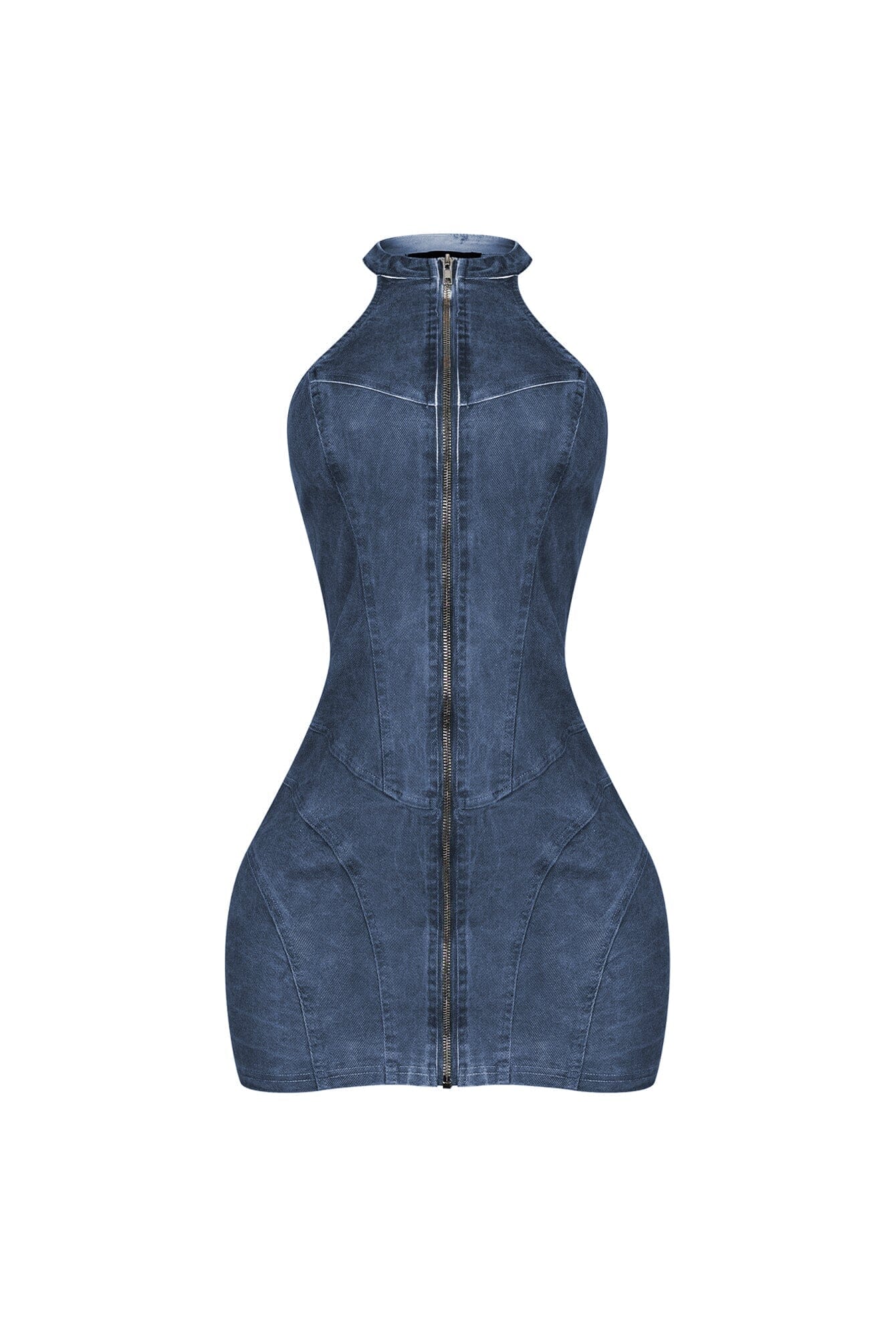 145-Denim-Washed-Halter-Zip-Up-Mini-Dress-5.jpg Denim Washed Halter Zip Up Mini Dress