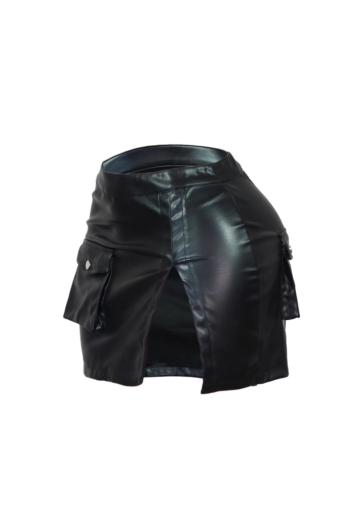 1471-Still-Monster-PU-Mini-Skirt-4.webp Still Monster PU Mini Skirt