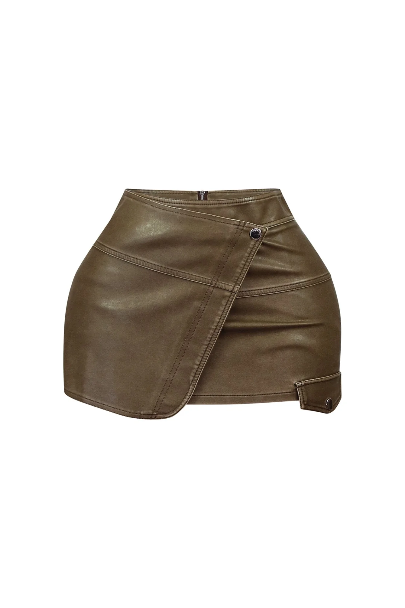 1479-Samantha-Faux-Leather-Wrap-Skort-5.webp Samantha Faux Leather Wrap Skort