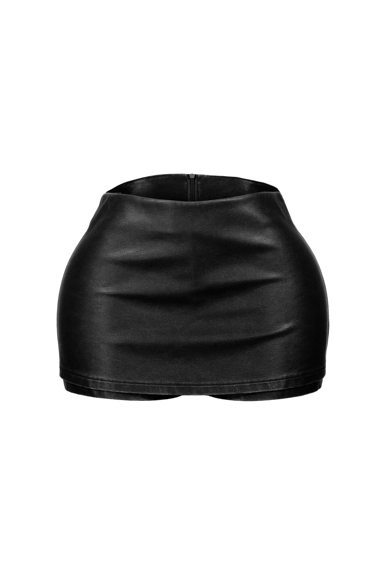1490-Lenny-Washed-Faux-Leather-Skort-5.jpg Lenny Washed Faux Leather Skort