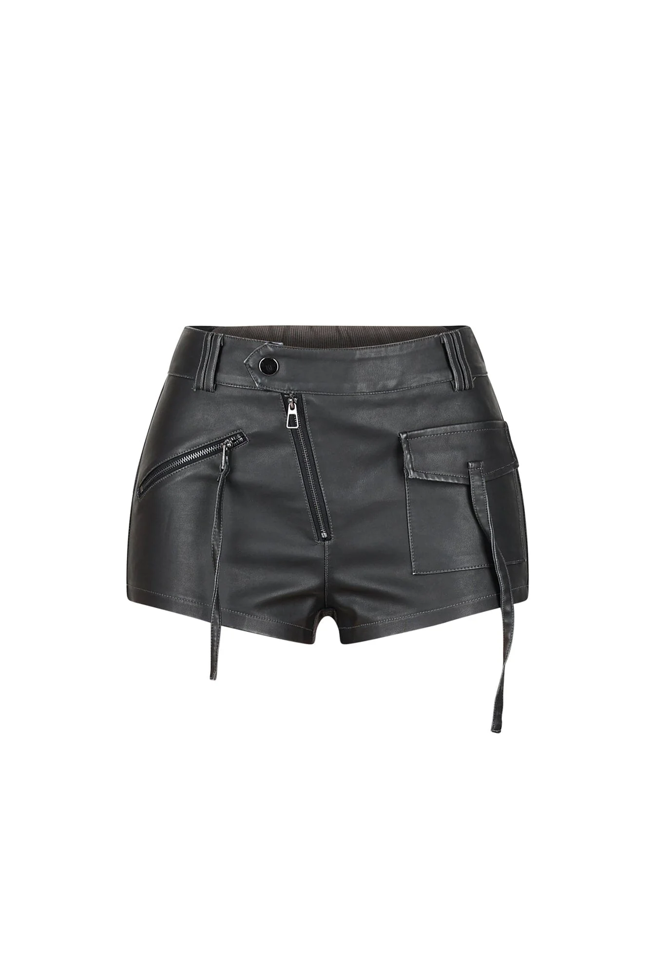 Portland Faux Leather Shorts