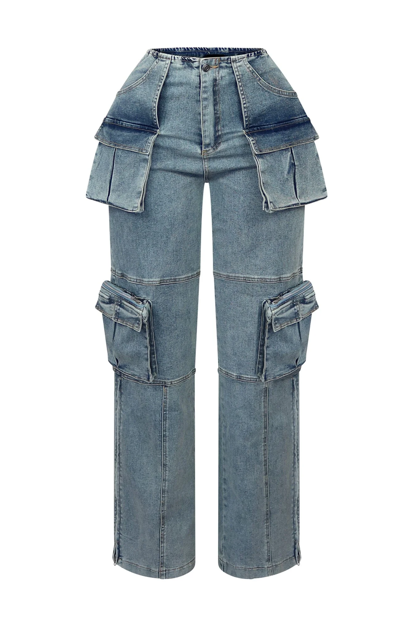 1530-Beck-Washed-Denim-Cargo-Jeans-3.webp Beck Washed Denim Cargo Jeans