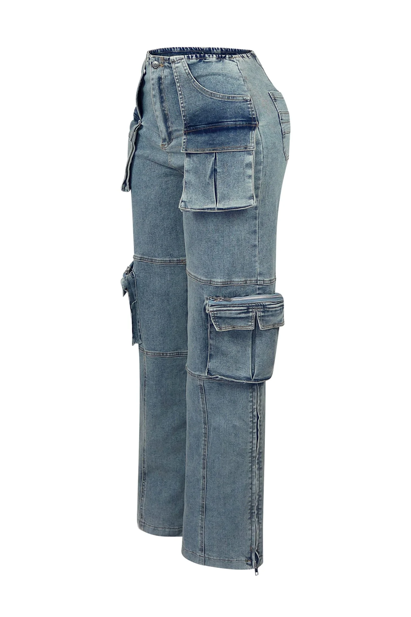 1530-Beck-Washed-Denim-Cargo-Jeans-4.webp Beck Washed Denim Cargo Jeans