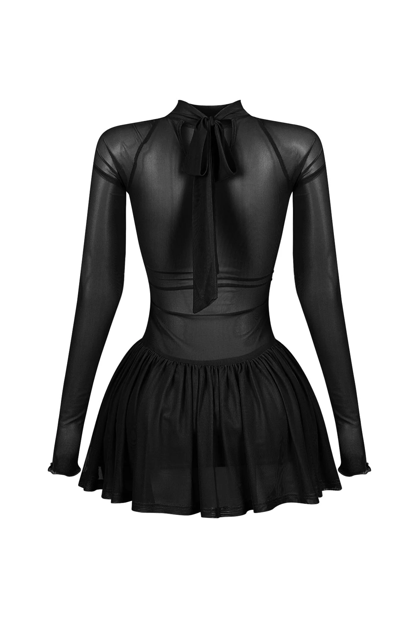 1606-Karasi-Mesh-Lace-Up-Flare-Mini-Dress-8.webp Karasi Mesh Lace Up Flare Mini Dress