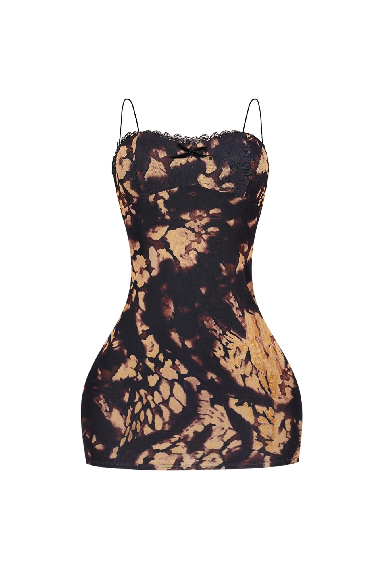 1719-Clarissa-Print-Mini-Dress-With-Lace-Trim-4.webp Clarissa Print Mini Dress With Lace Trim