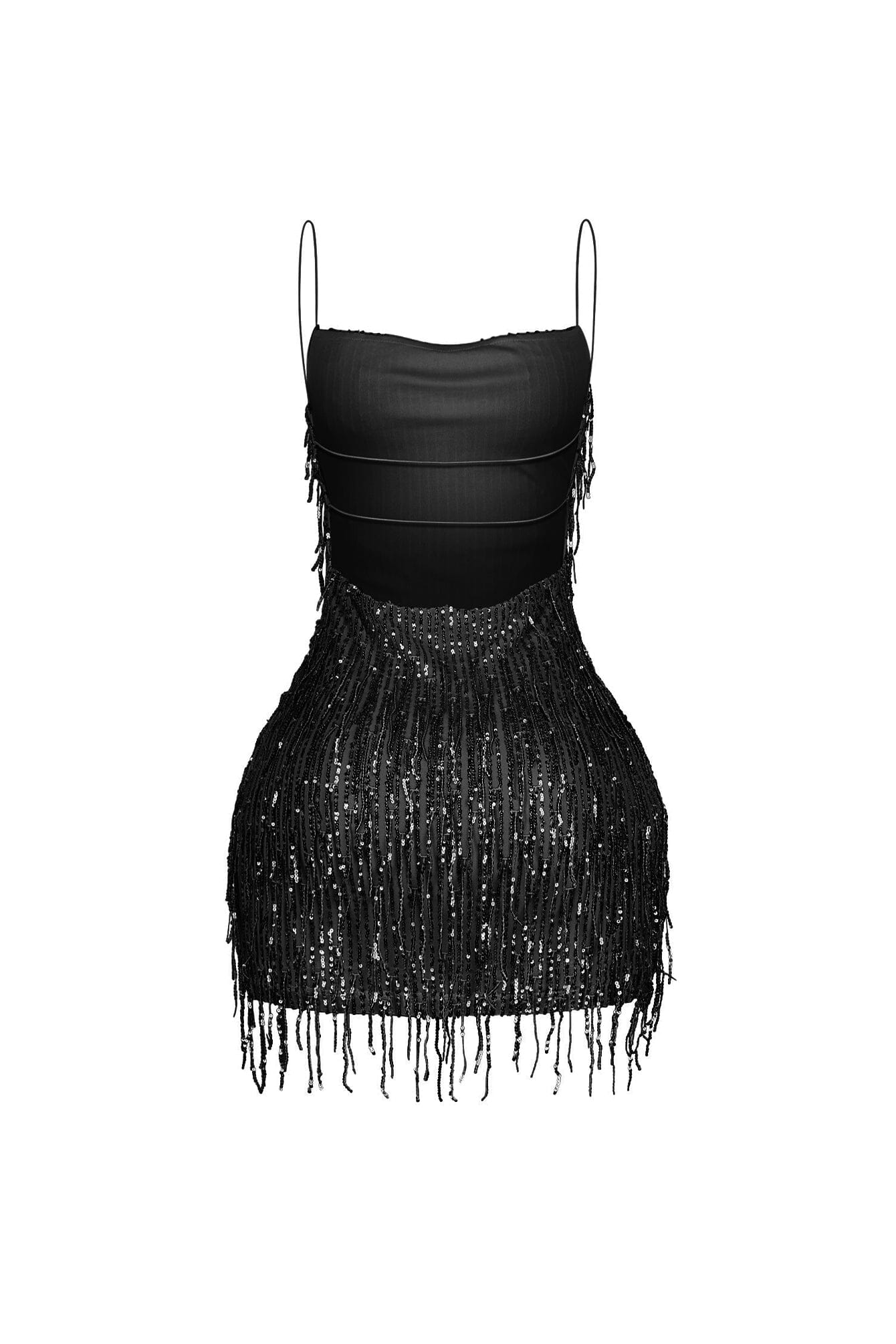 1742-Attractive-Sequin-Fringe-Mini-Dress-10.jpg Attractive Sequin Fringe Mini Dress