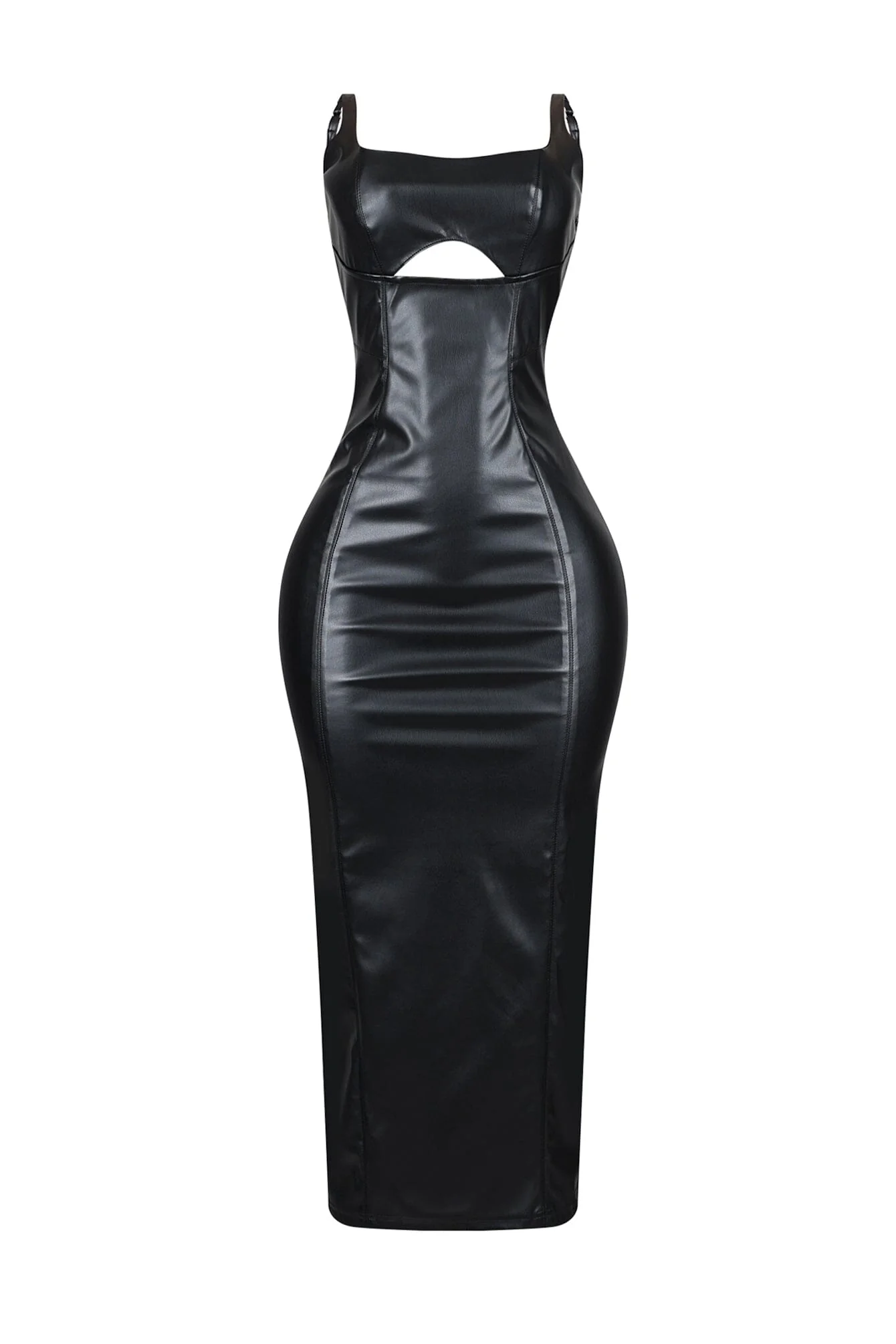 1887-Elisha-Faux-Leather-Cutout-Maxi-Dress-3.webp Elisha Faux Leather Cutout Maxi Dress