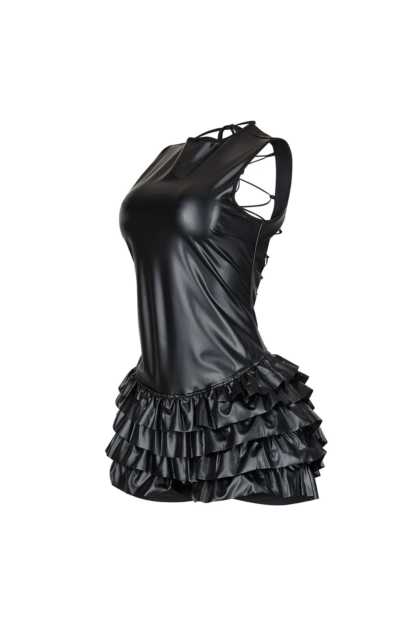 1939-Somma-Faux-Leather-PU-Micro-Dress-5.webp Somma Faux Leather PU Micro Dress