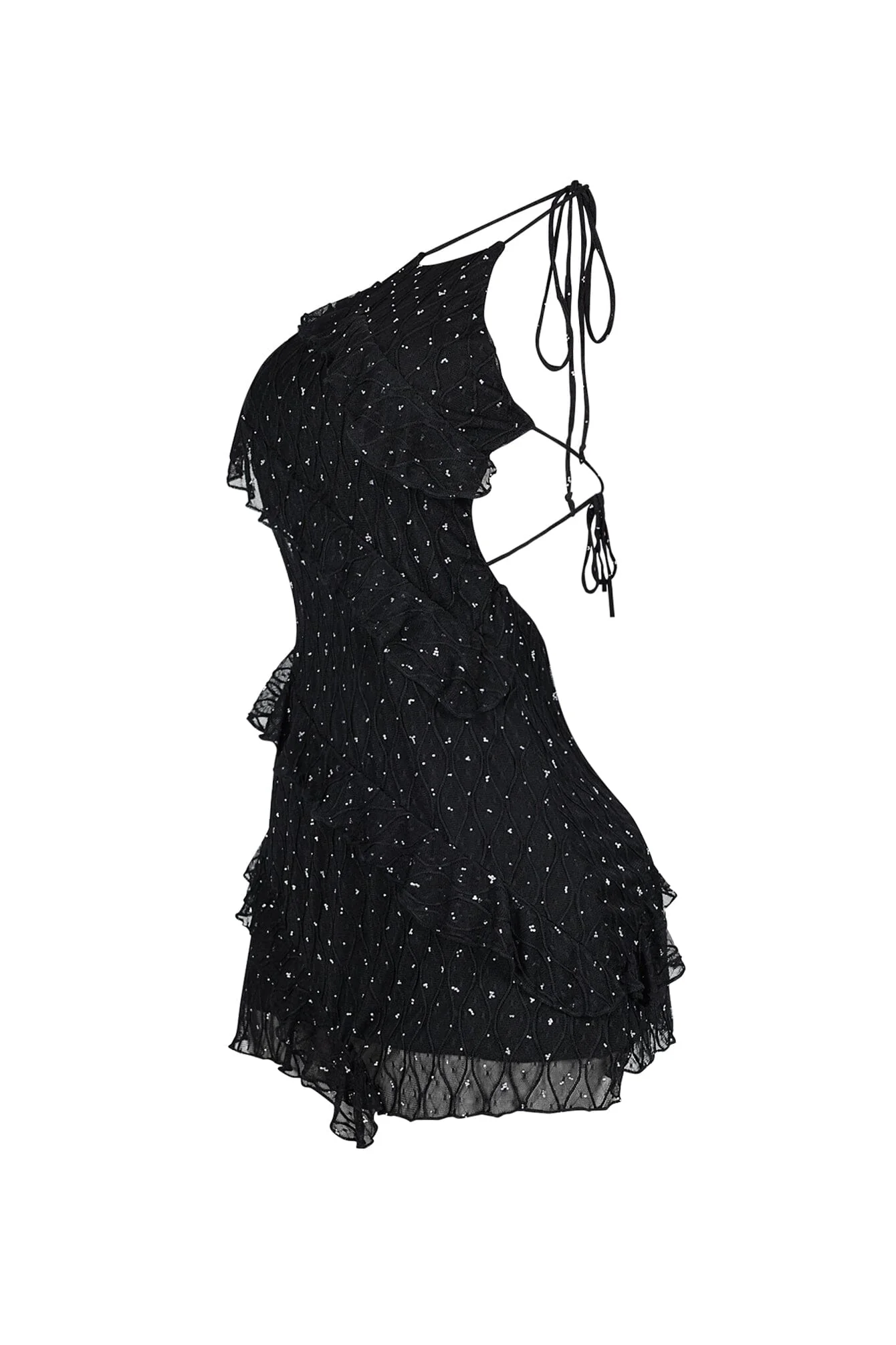 1980-Arabella-Halter-Ruffle-Rhinestone-Mini-Dress-5.webp Arabella Halter Ruffle Rhinestone Mini Dress