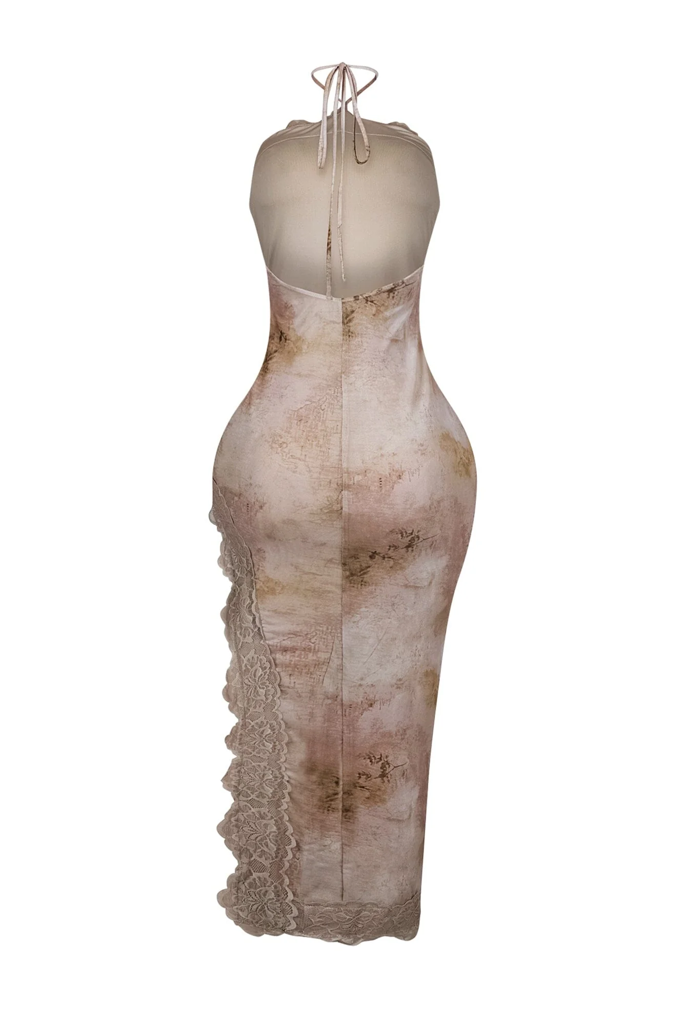 2009-Flona-Print-Halter-Lace-Maxi-Dress-5.webp Flona Print Halter Lace Maxi Dress