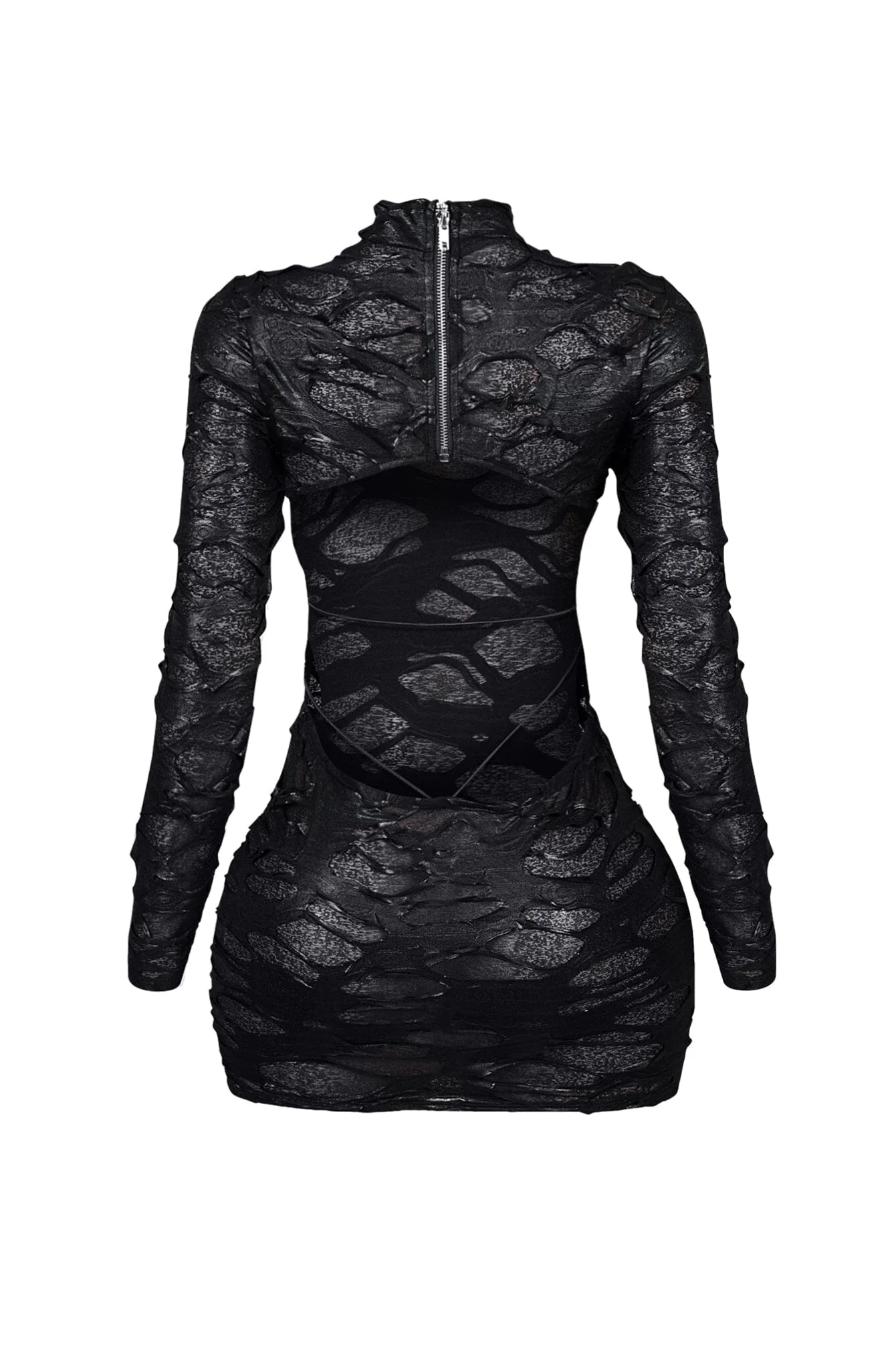 2082-Be-Cool-Mock-Neck-Textured-Mini-Dress-5.webp Be Cool Mock Neck Textured Mini Dress