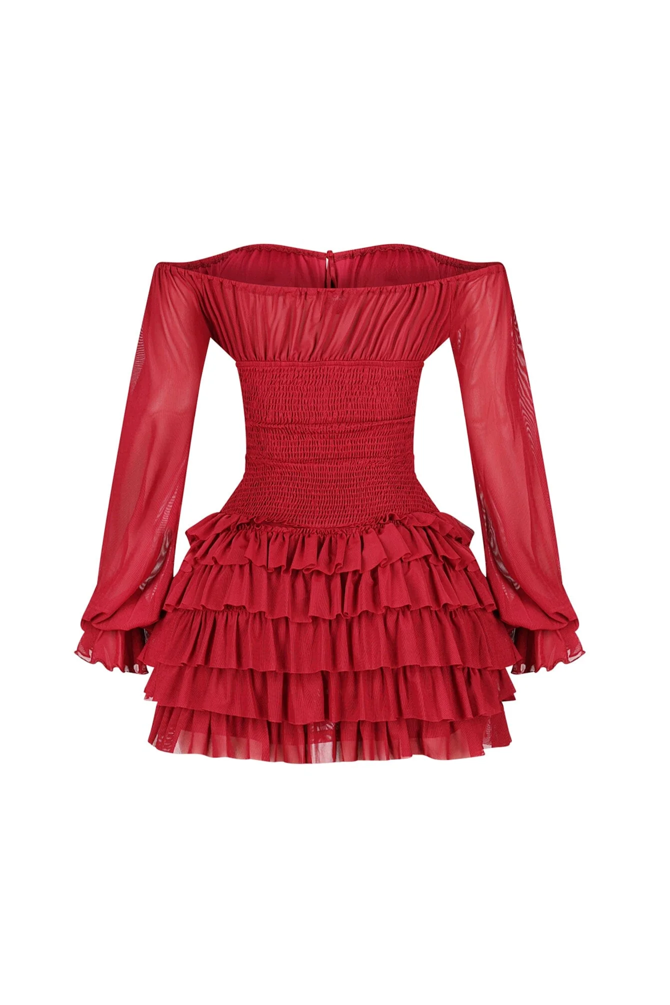 2097-Regal-Yet-Structured-Ruffle-Mini-Dress-9.webp Regal Yet Structured Ruffle Mini Dress