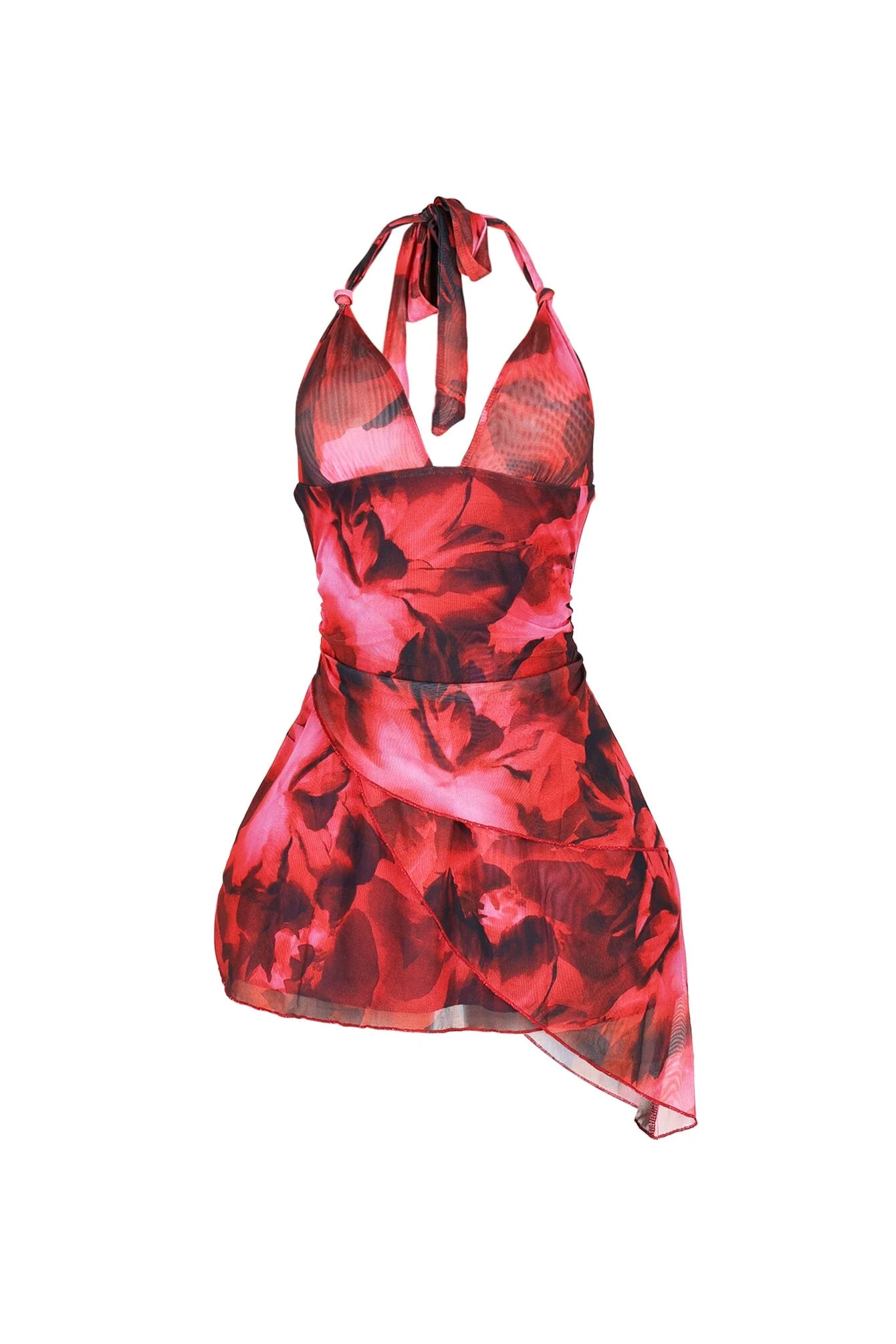 2271-Bluewave-Mesh-Print-Halter-Mini-Dress-5.webp Bluewave Mesh Print Halter Mini Dress