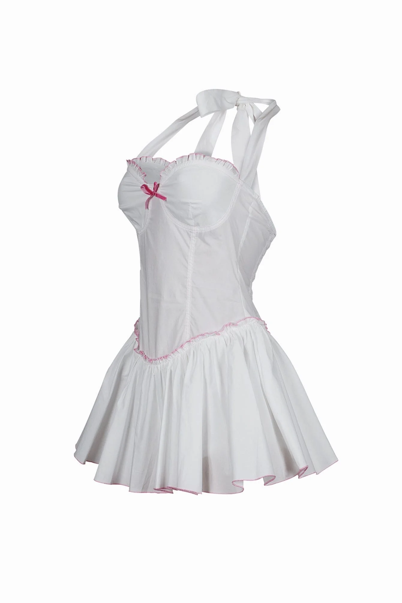 2278-Trinity-Poplin-Halter-Flare-Mini-Dress-5.webp Trinity Poplin Halter Flare Mini Dress