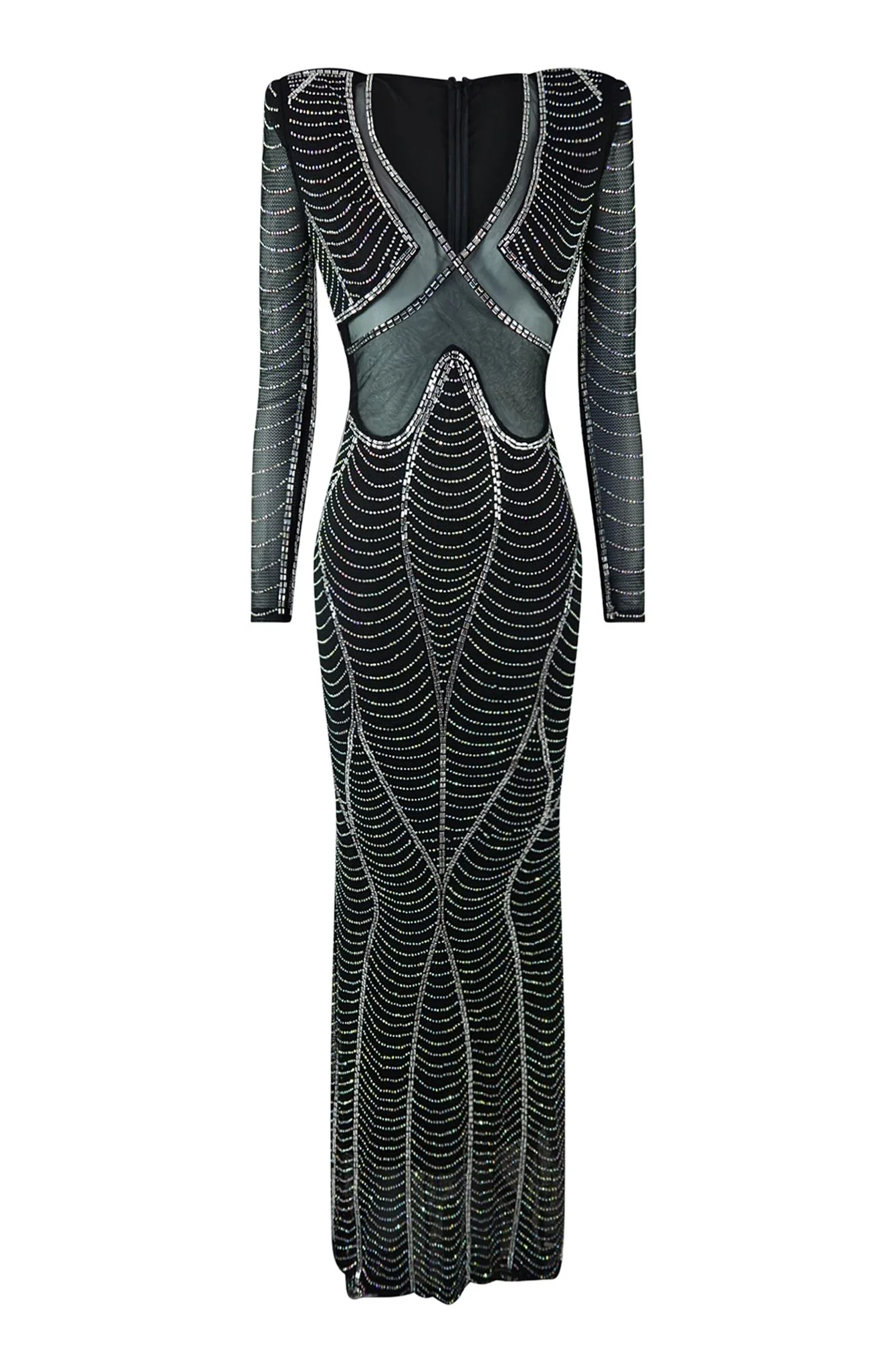 2300-Drinks-On-Me-Rhinestone-Mesh-Maxi-Dress-3.webp Drinks On Me Rhinestone Mesh Maxi Dress