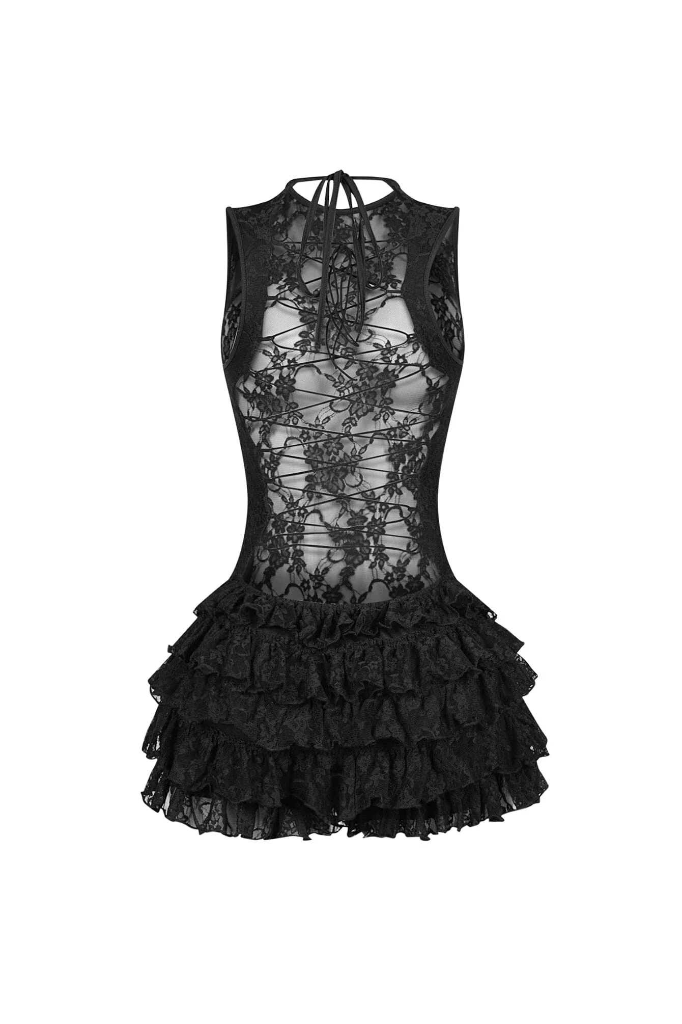 2326-Kissloop-Lace-Halter-Mini-Dress-5.webp Kissloop Lace Halter Mini Dress