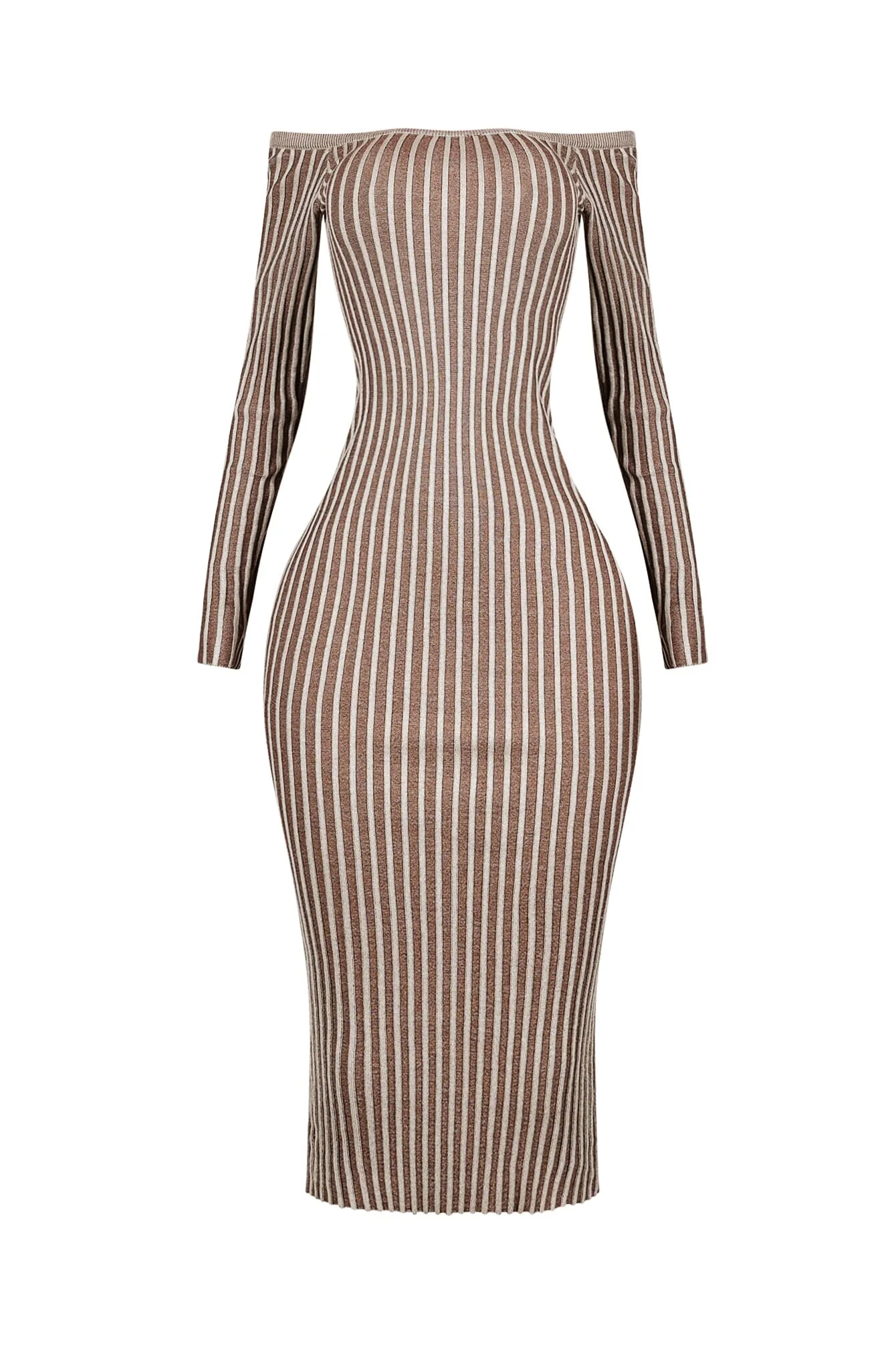 2359-Abigail-Two-Tone-Off-Shoulder-Midi-Dress-3.webp Abigail Two Tone Off Shoulder Midi Dress