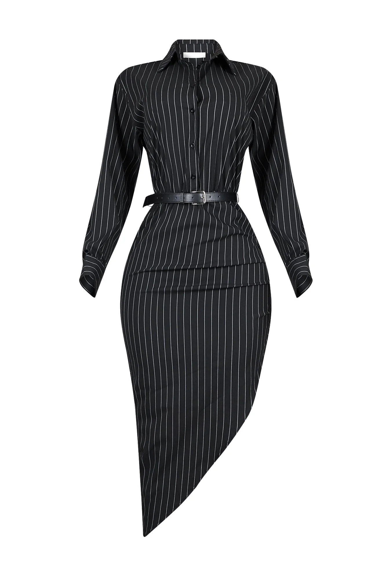 2371-Eileen-Pin-Stripe-Collared-Maxi-Dress-With-Belt-3.webp Eileen Pin Stripe Collared Maxi Dress With Belt