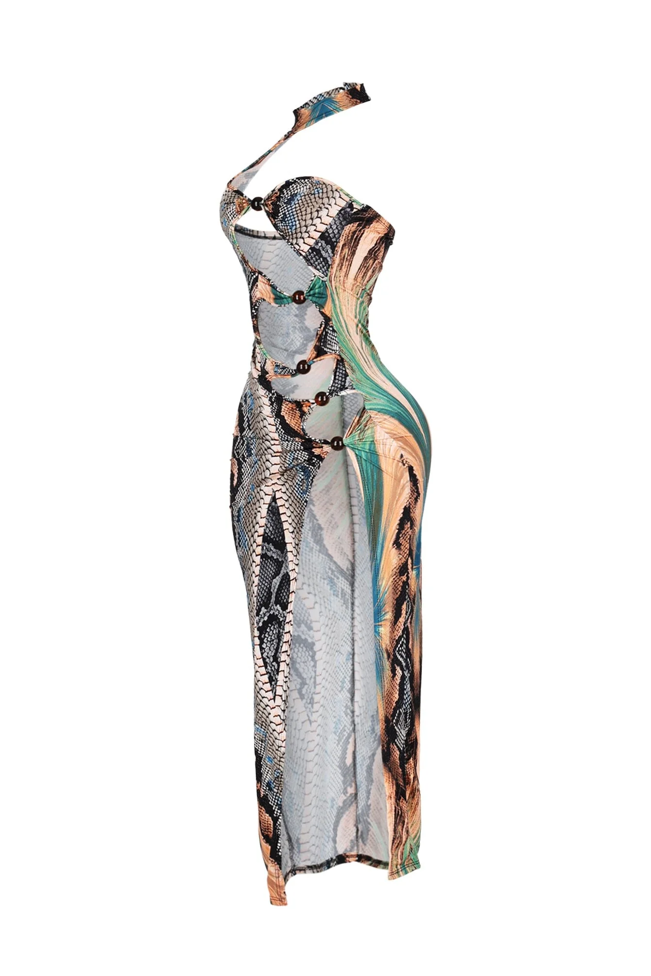 2412-Quell-Veneshi-Snake-Print-Midi-Dress-5.webp Quell Veneshiа Snake Print Midi Dress