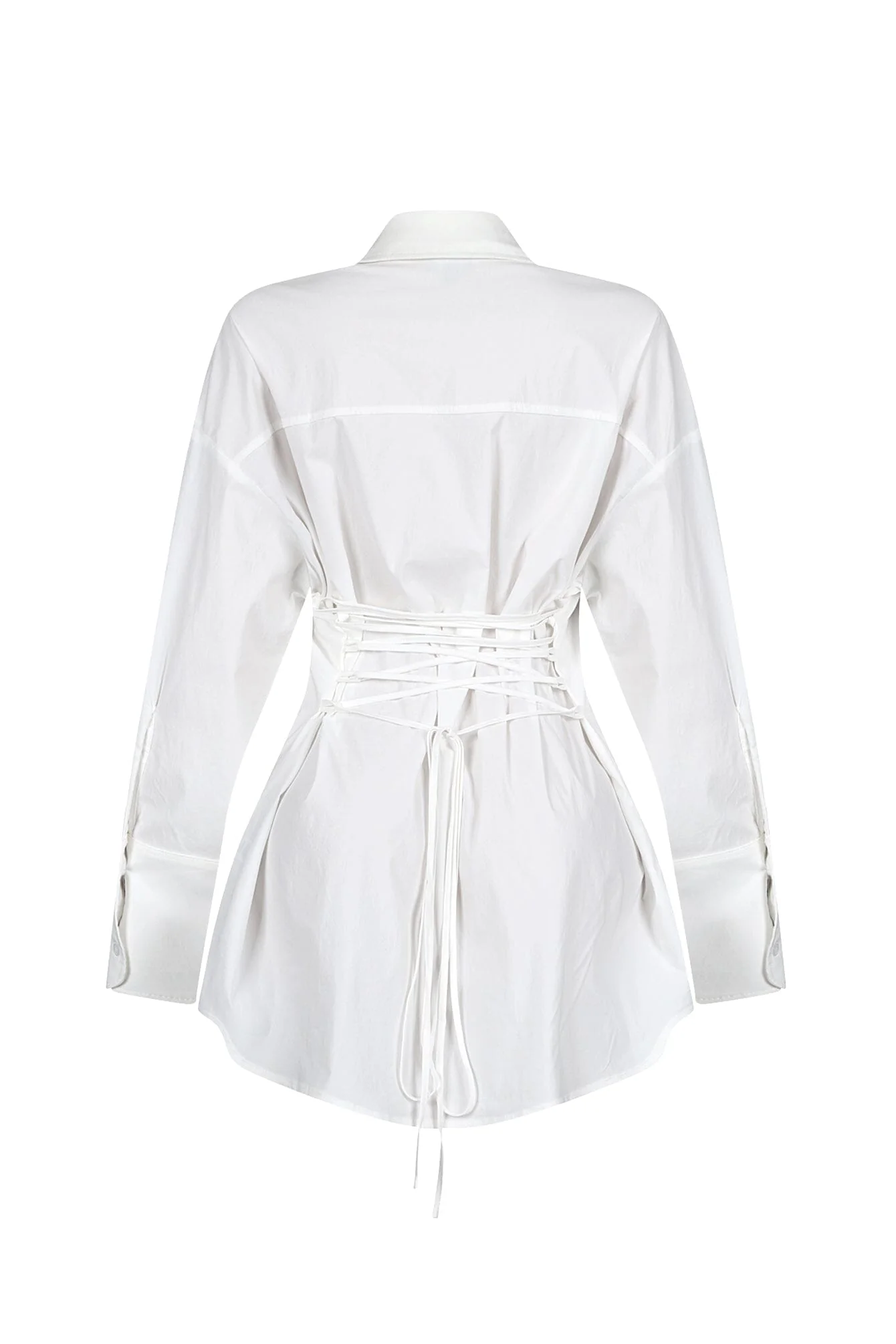 2463-Euphie-Lace-Up-Poplin-Shirts-Mini-Dress-9.webp Euphie Lace Up Poplin Shirts Mini Dress