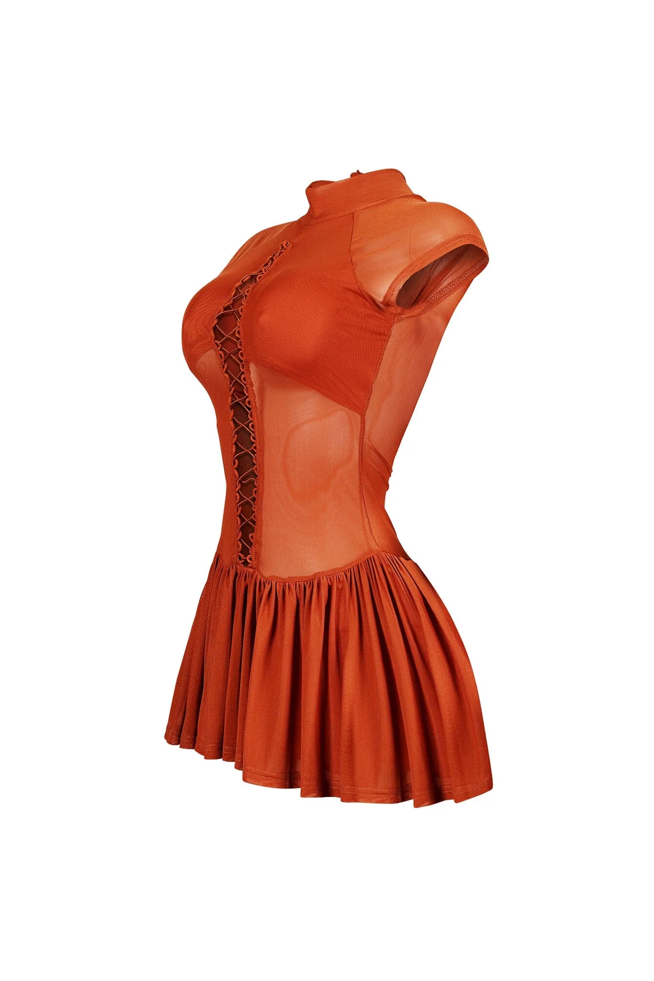 2485-Asajj-Cap-Sleeve-Lace-Up-Flare-Mini-Dress-7.webp Asajj Cap Sleeve Lace Up Flare Mini Dress