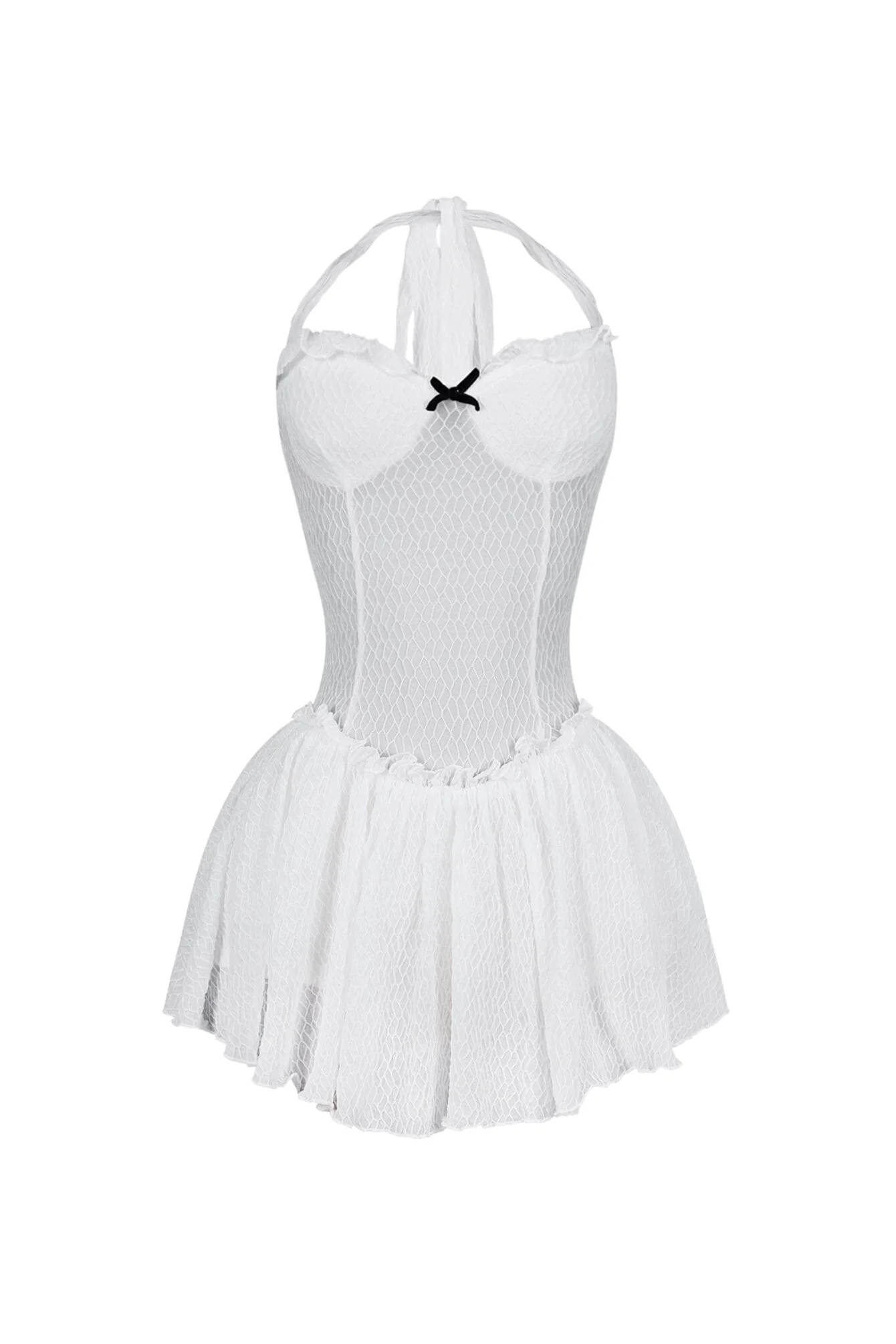 2607-Selah-Lace-Halter-Mini-Dress-With-Bow-6.webp Selah Lace Halter Mini Dress With Bow