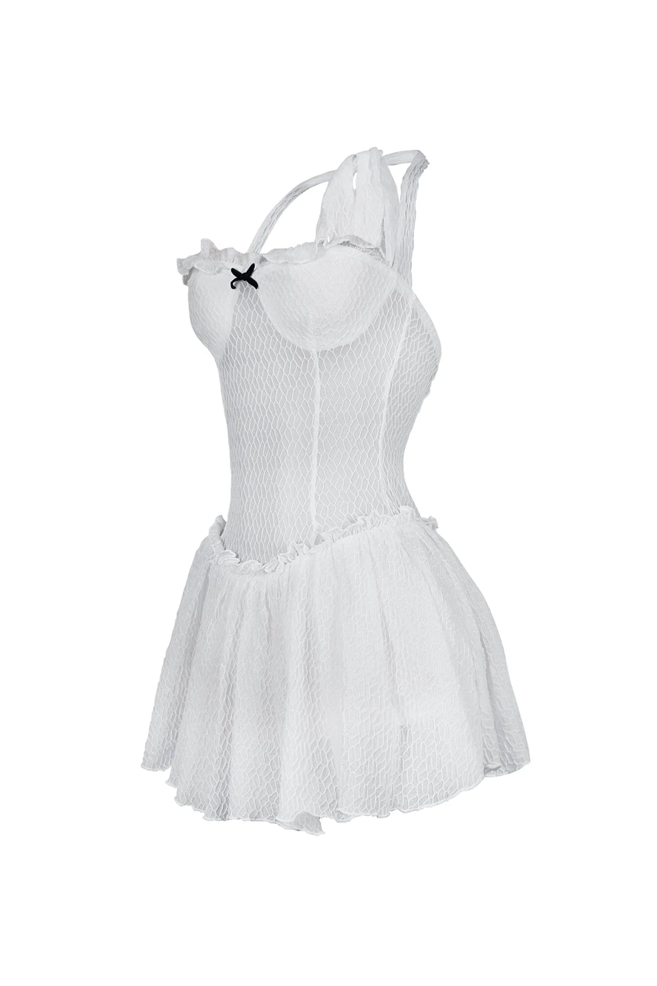 2607-Selah-Lace-Halter-Mini-Dress-With-Bow-9.webp Selah Lace Halter Mini Dress With Bow