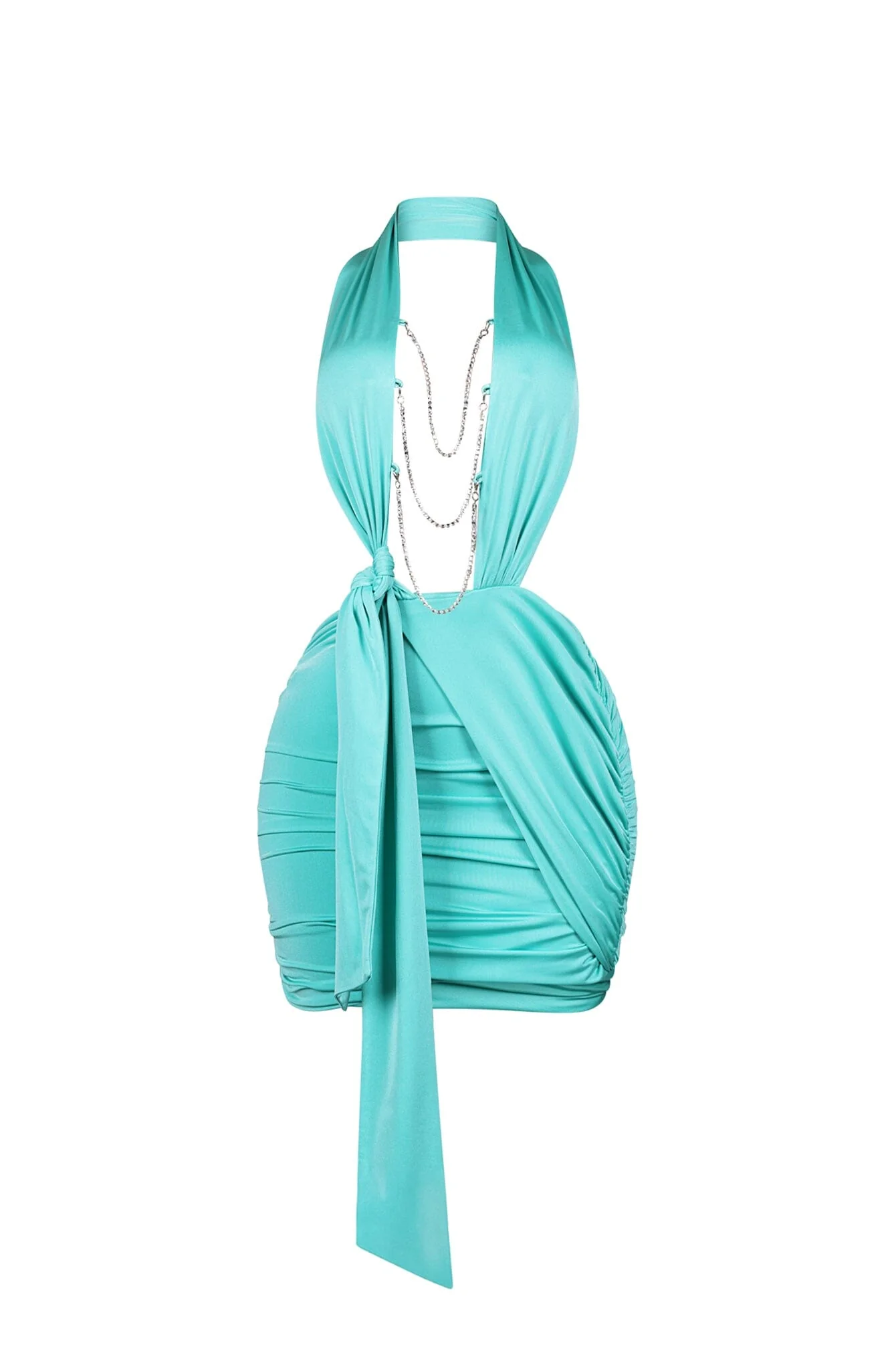 2673-Chainlight-Nylon-Halter-Mini-Dress-5.webp Chainlight Nylon Halter Mini Dress