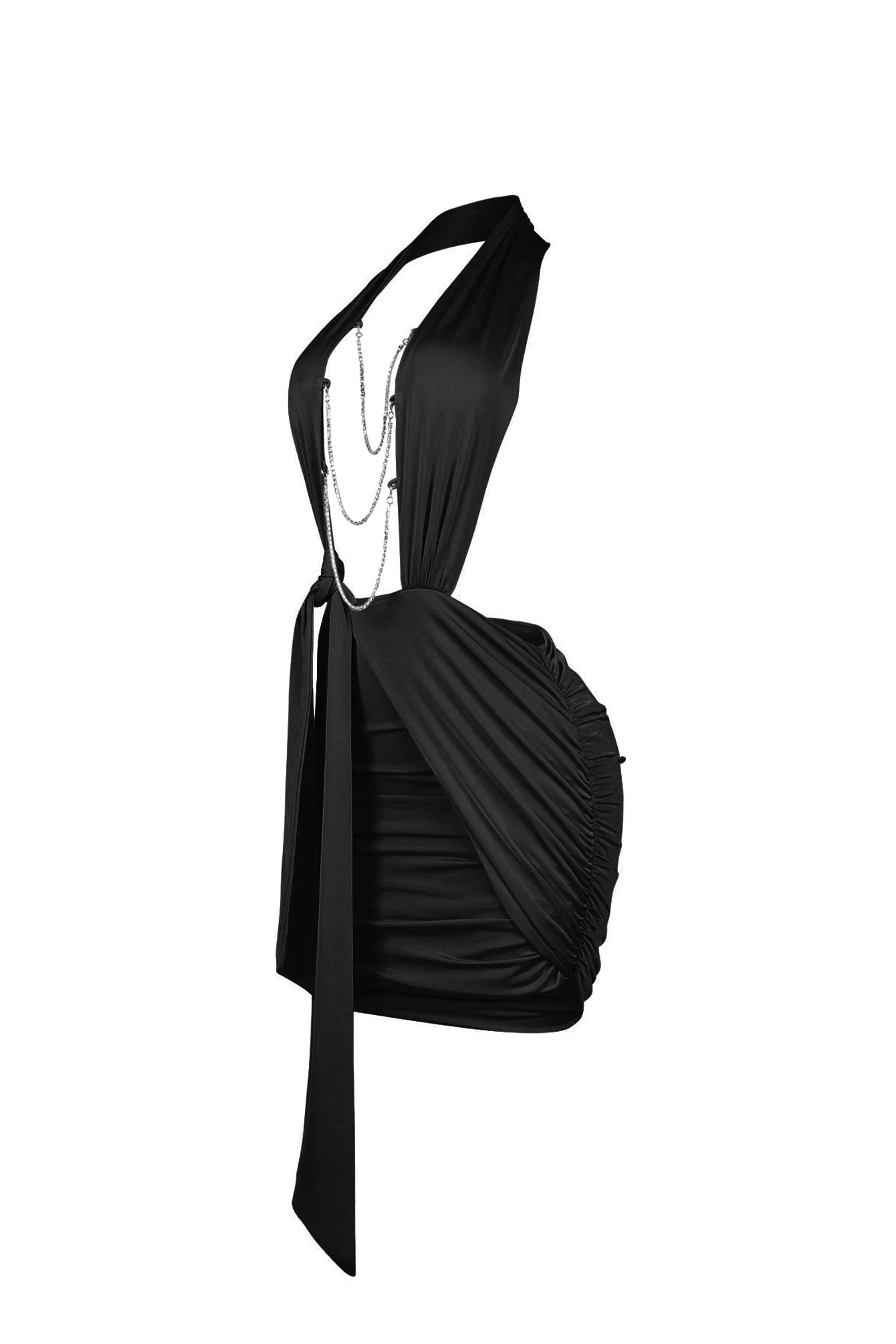 2673-Chainlight-Nylon-Halter-Mini-Dress-6.webp Chainlight Nylon Halter Mini Dress