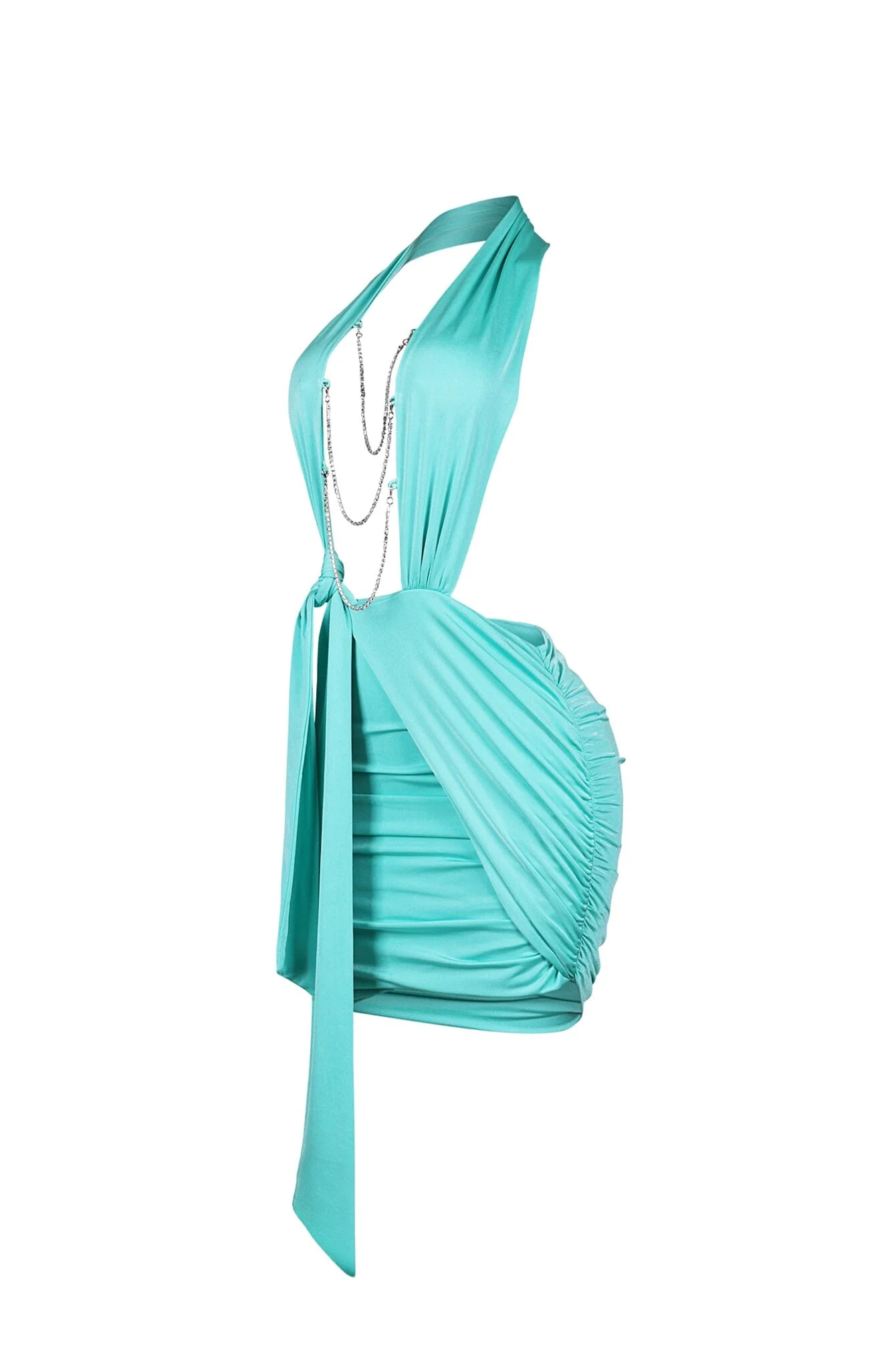 2673-Chainlight-Nylon-Halter-Mini-Dress-7.webp Chainlight Nylon Halter Mini Dress