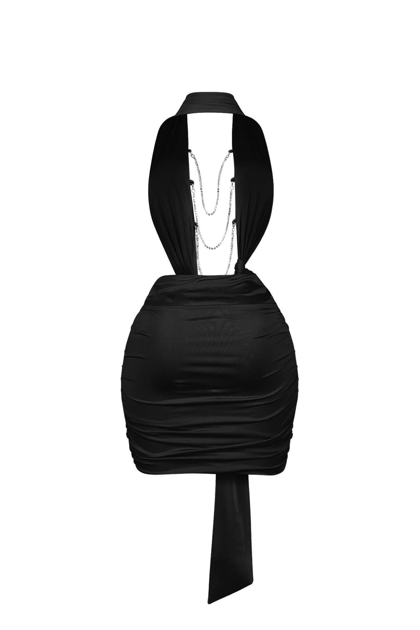 2673-Chainlight-Nylon-Halter-Mini-Dress-8.webp Chainlight Nylon Halter Mini Dress