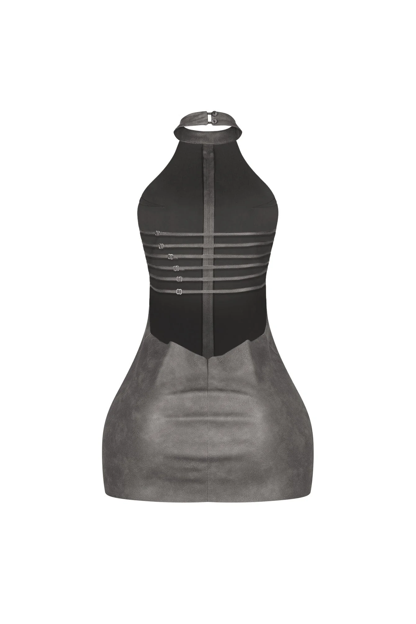 2759-Saddle-Up-PU-Halter-Mini-Dress-11.webp Saddle Up PU Halter Mini Dress