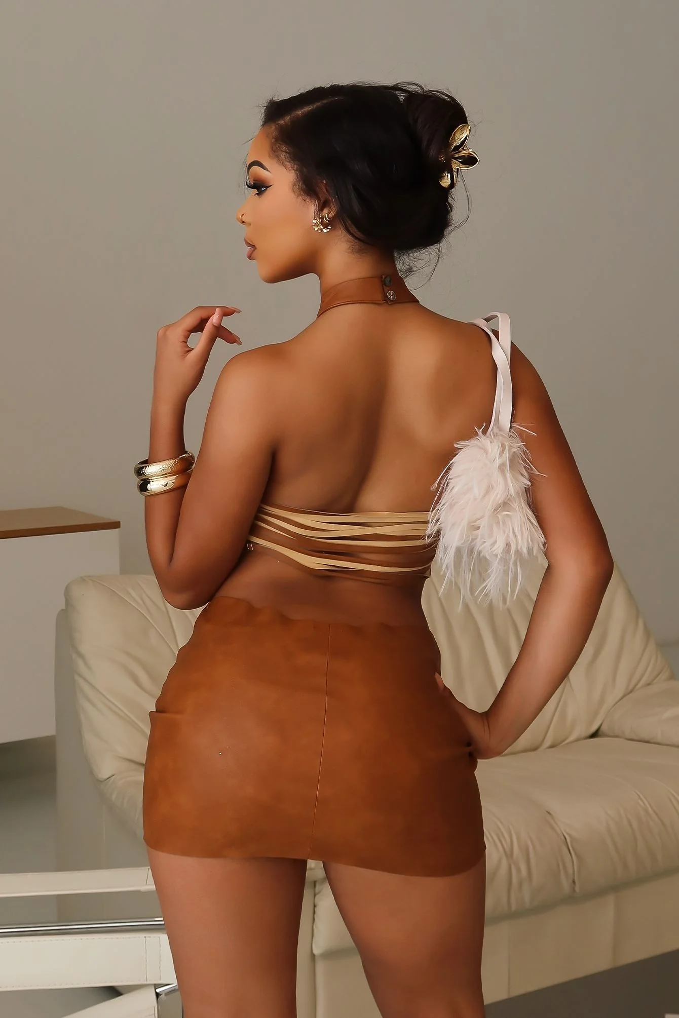 2759-Saddle-Up-PU-Halter-Mini-Dress-5.webp Saddle Up PU Halter Mini Dress