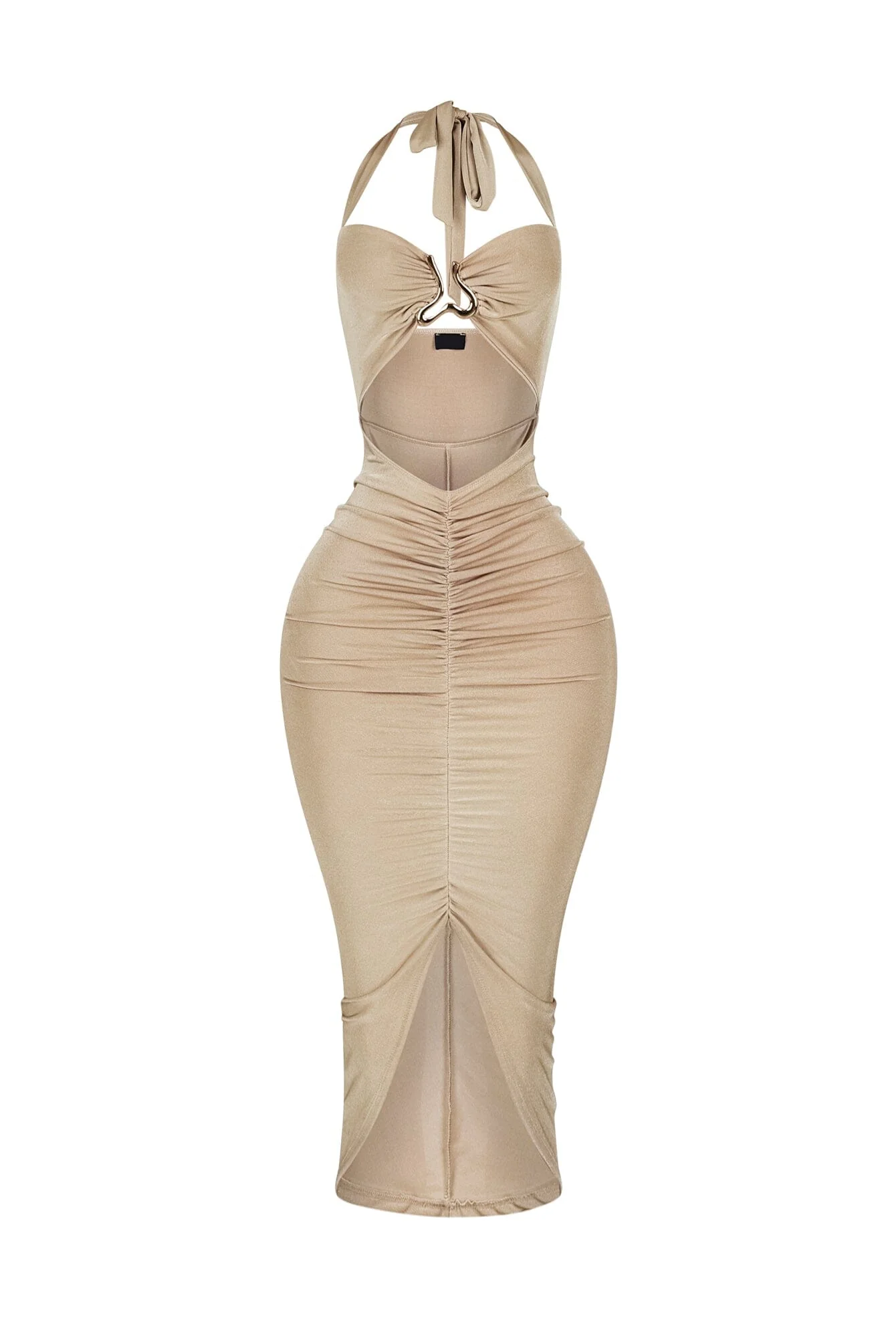 2766-Frontline-Flame-Halter-Ruched-Midi-Dress-5.webp Frontline Flame Halter Ruched Midi Dress