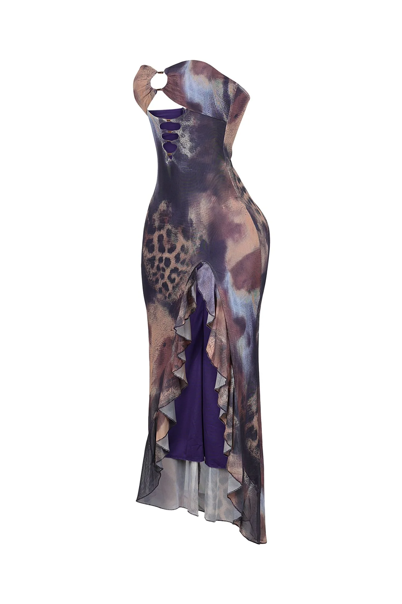 2800-Leona-Mesh-Print-Ruffle-Tube-Dress-4.webp Leona Mesh Print Ruffle Tube Dress