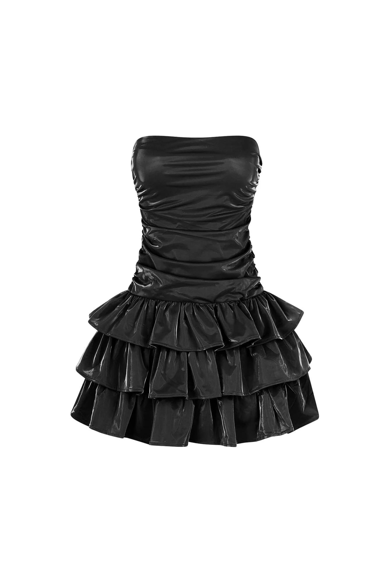 2823-Helsinki-Faux-Leather-Tube-Mini-Dress-5.webp Helsinki Faux Leather Tube Mini Dress