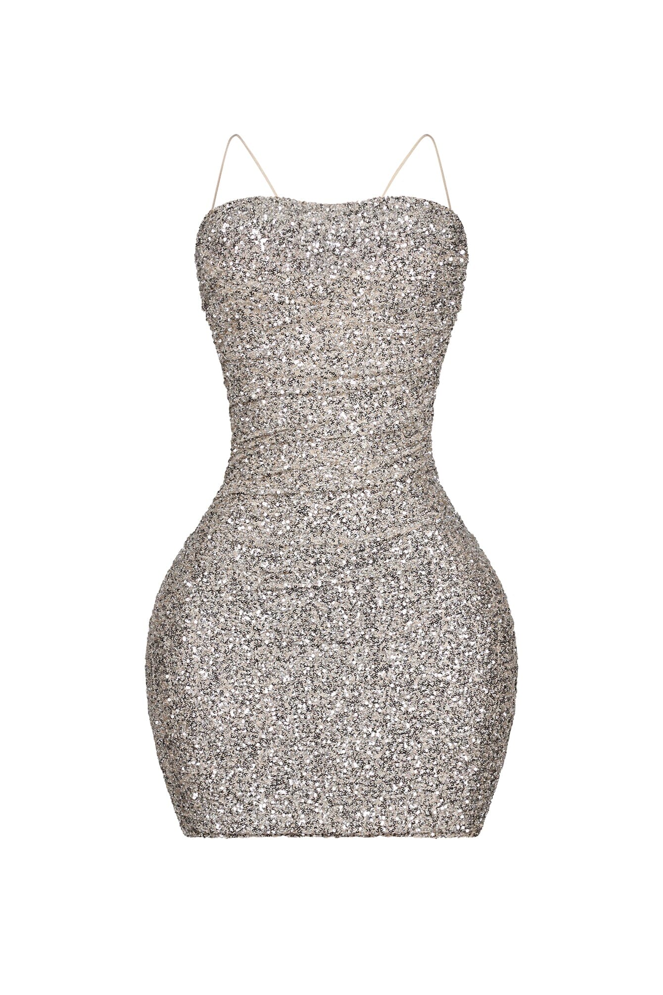 2860-Mya-Sequin-Ruched-Mini-Dress-5.jpg Mya Sequin Ruched Mini Dress