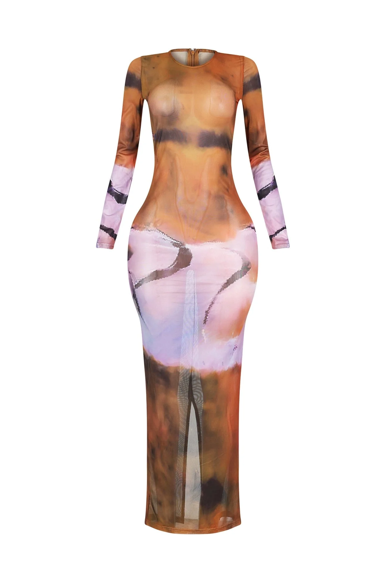 2935-Ronda-Mesh-Print-Long-Sleeve-Dress-3.webp Ronda Mesh Print Long Sleeve Dress