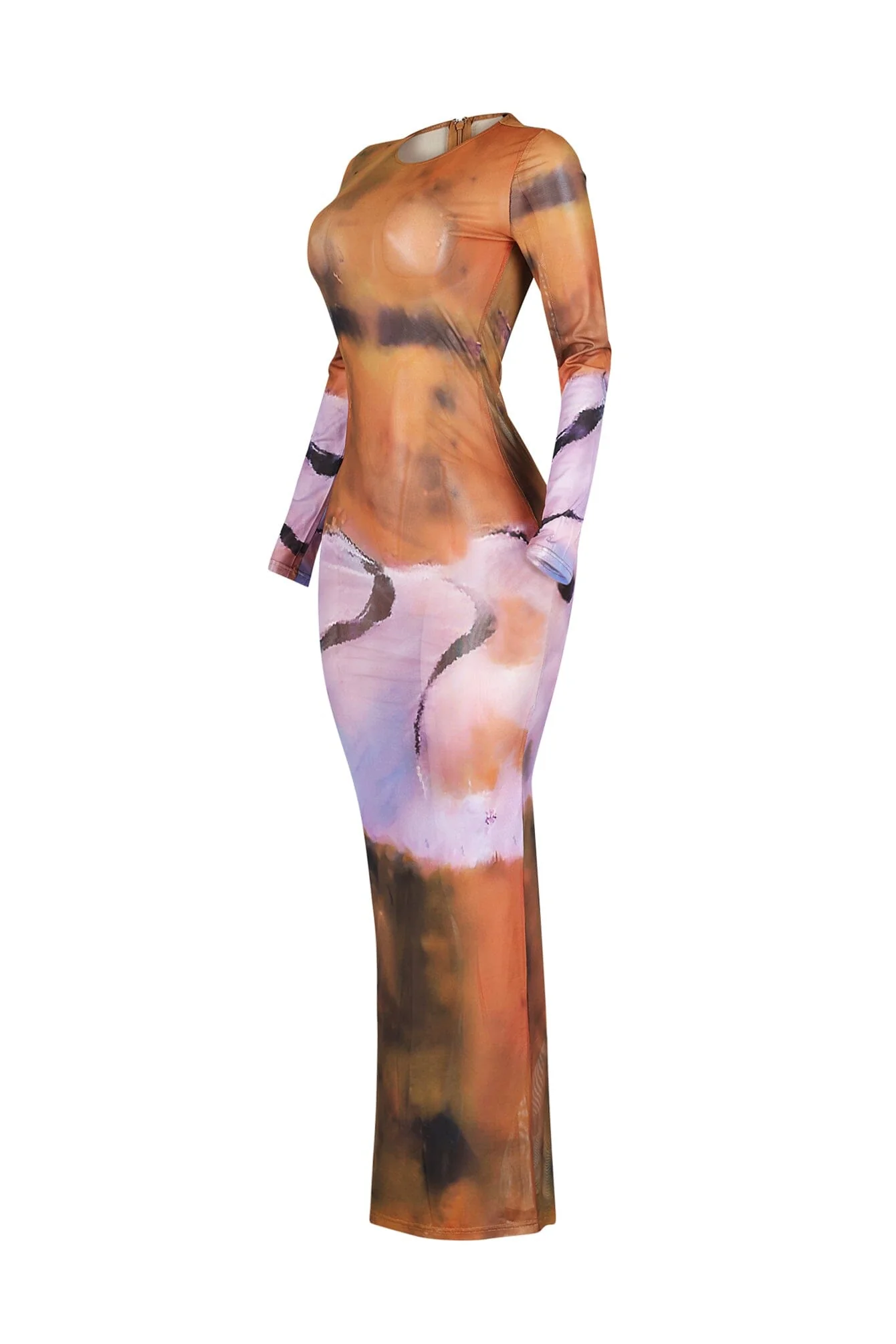 2935-Ronda-Mesh-Print-Long-Sleeve-Dress-4.webp Ronda Mesh Print Long Sleeve Dress