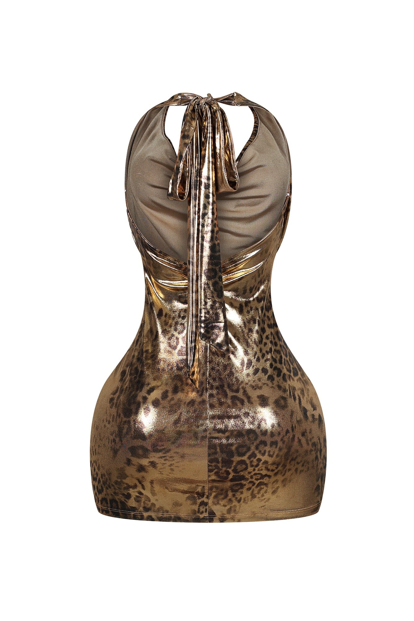 294-Amika-Cowl-Neck-Foil-Print-Mini-Dress-5.jpg Amika Cowl Neck Foil Print Mini Dress